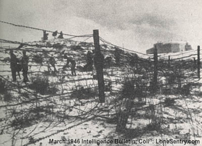 [The Atlantic Wall, said Von Rundstedt, consisted of a few pillboxes in the sand so far apart that you needed field glasses to see the next one.]