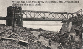 [Map: Remagen Bridge]