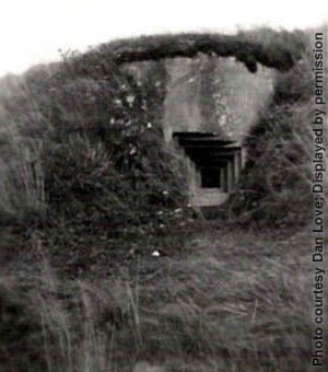 [Destroyed German bunker WWII]